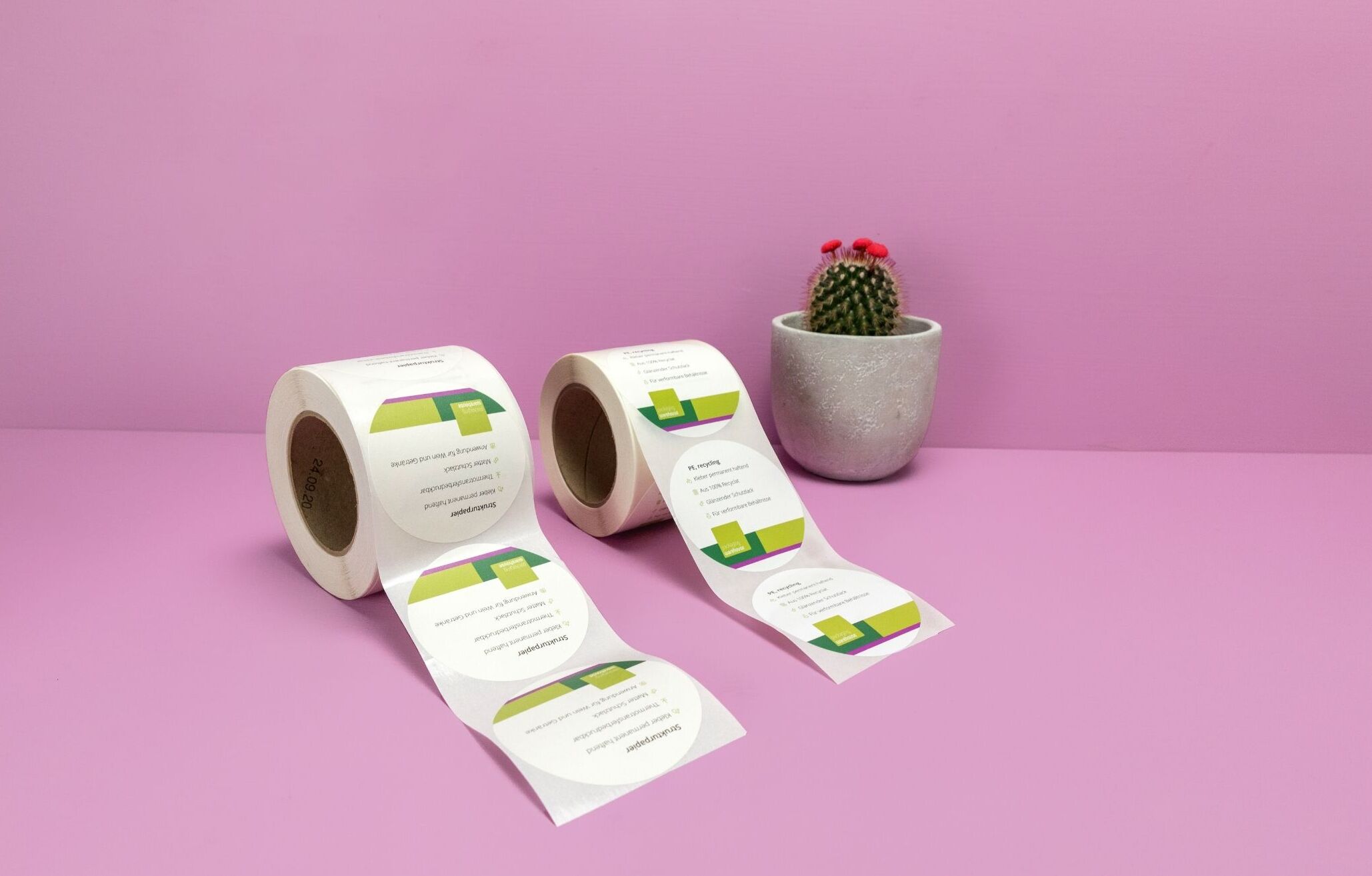 Etikettenmaterialien für Medikamente